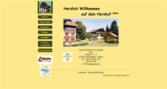 Desktop Screenshot of herzhof.de